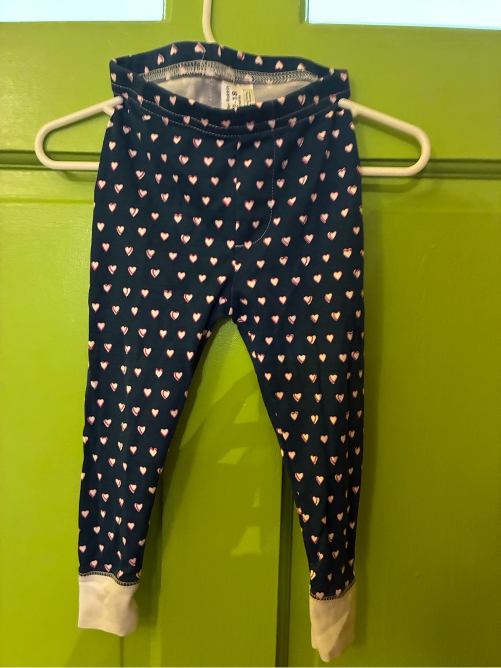 Roller Rabbit baby navy heart 2 piece PJ’s - Picture 5 of 6